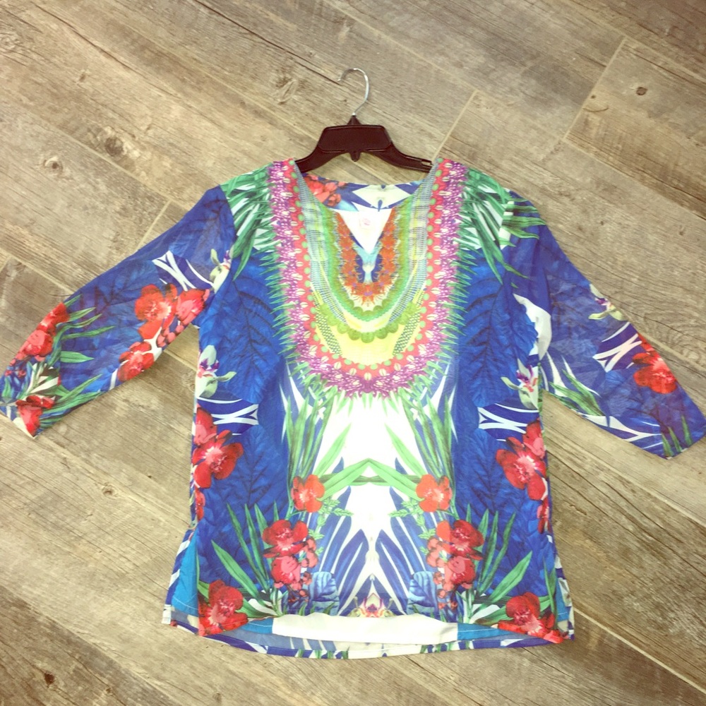 Long sleeve tropical shirt 🌴